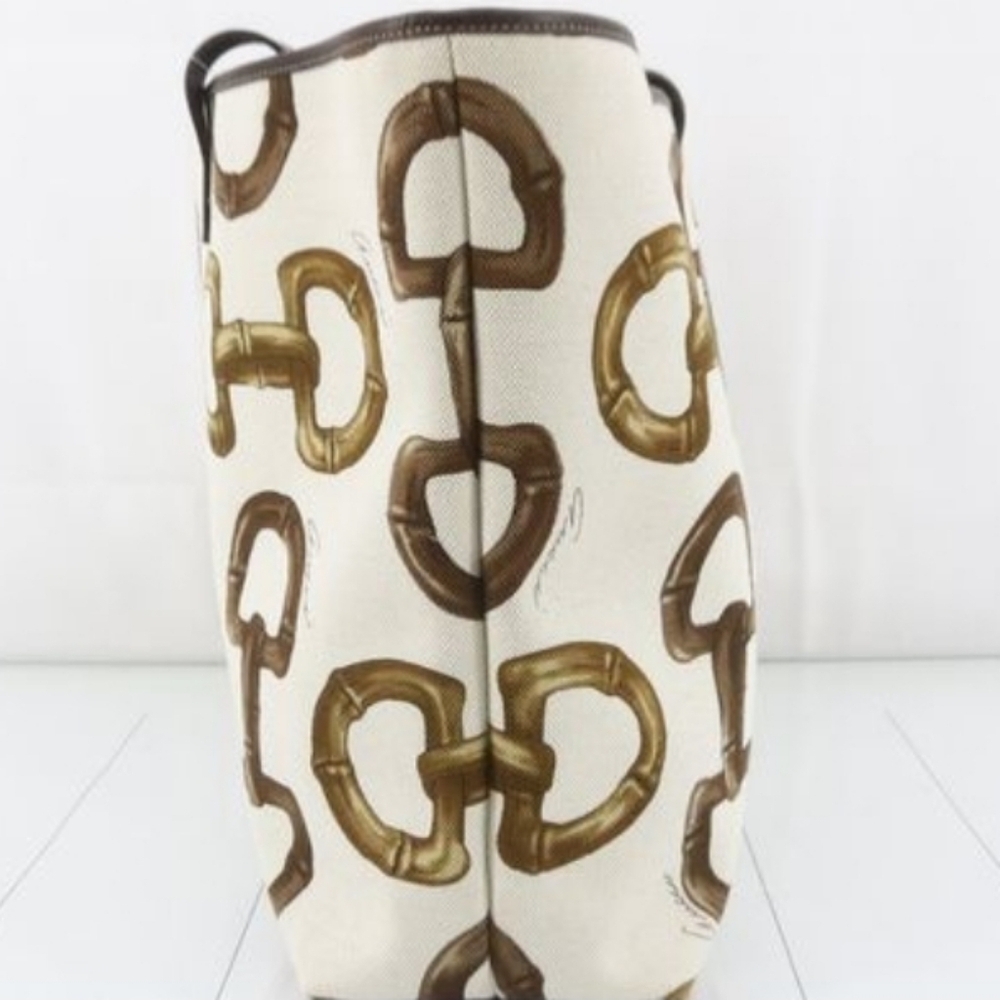 Authentic Gucci Canvas Tote Bag - Picture 4 of 13